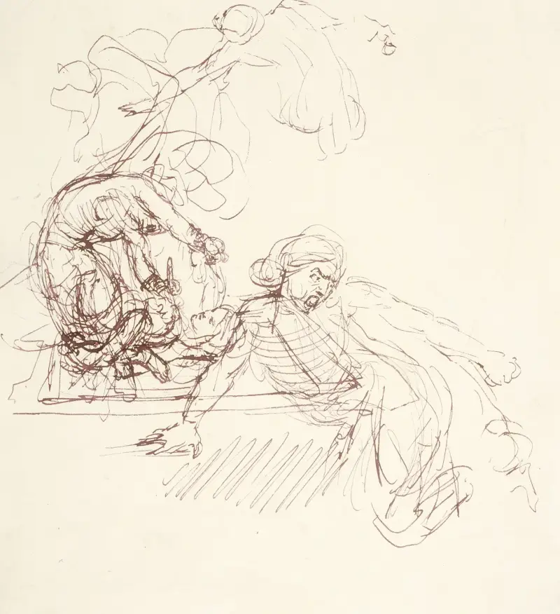 Arkusz studiów, William Etty