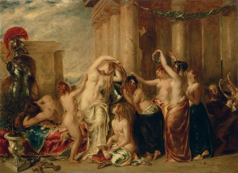 Venus And Her Satellites av William Etty