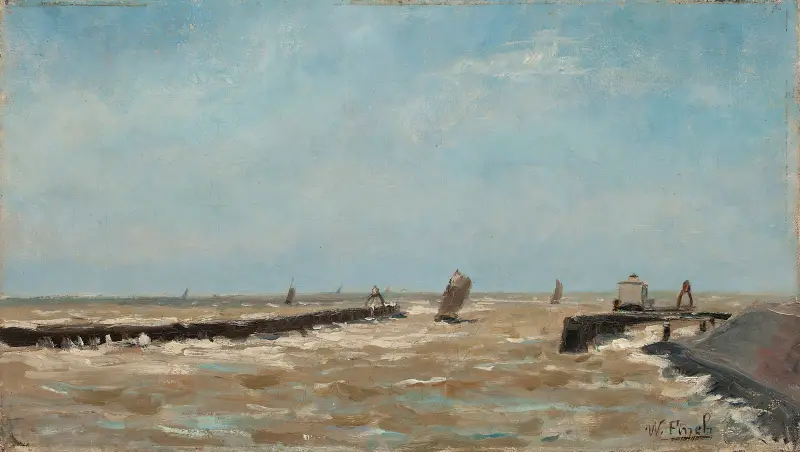 En belgisk hamn av Alfred William Finch