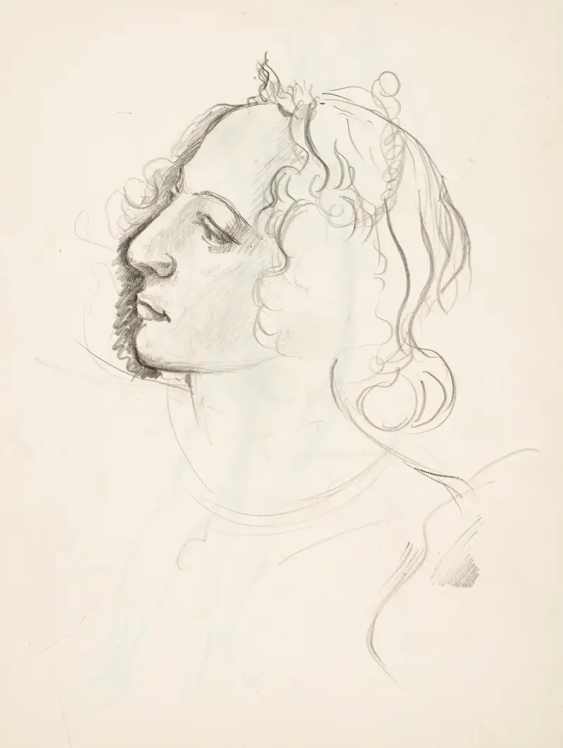 Botticellistudie av Alfred William Finch
