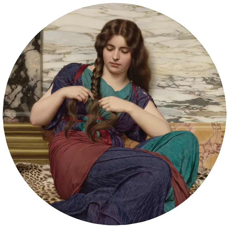 A Congenial Task av John William Godward