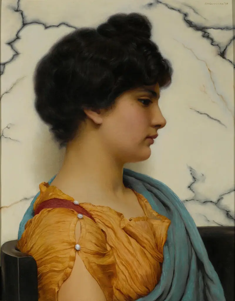 En arkadisk skönhet av John William Godward