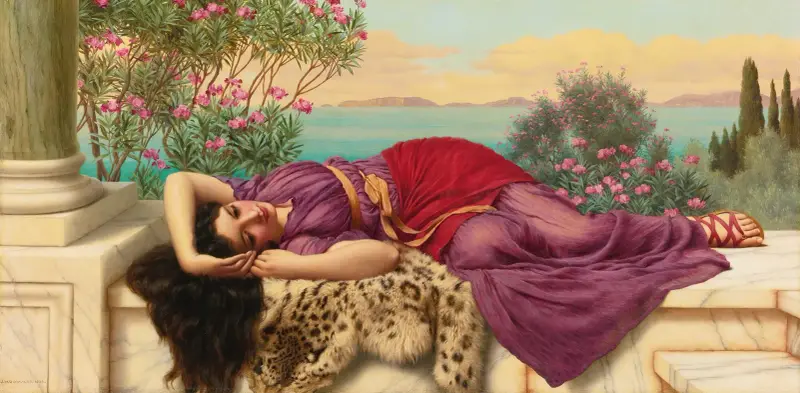 Dolce Far Niente av John William Godward