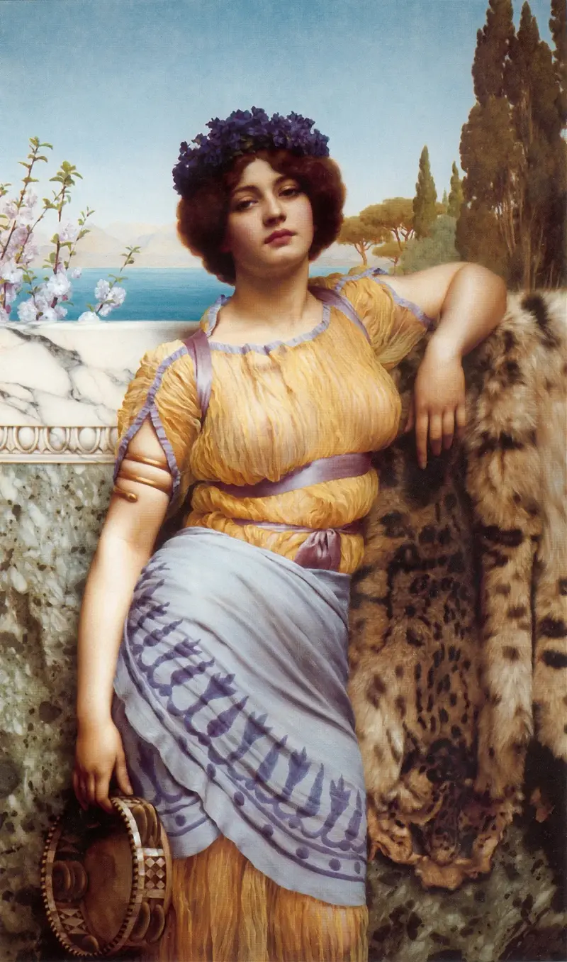 Ionian dancing girl av John William Godward