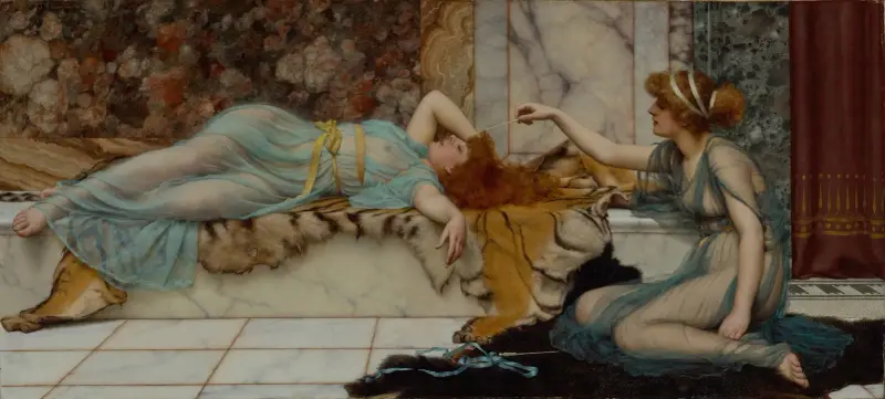 Übermut und Ruhe von John William Godward