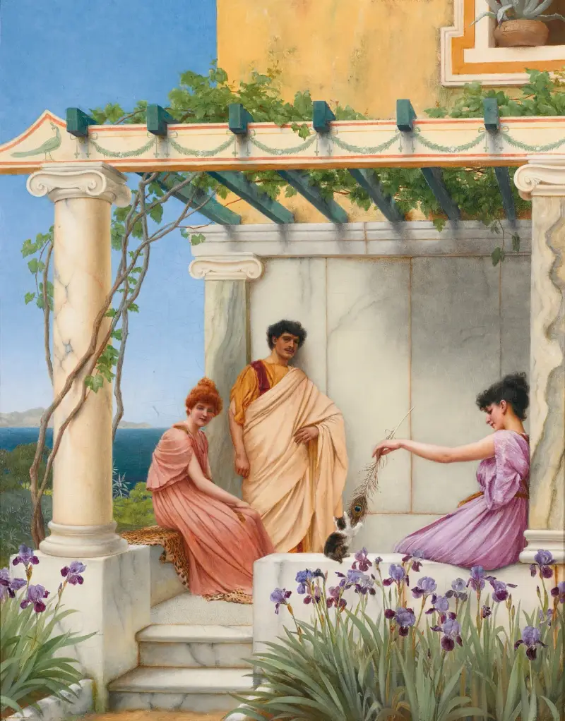 Playtime von John William Godward