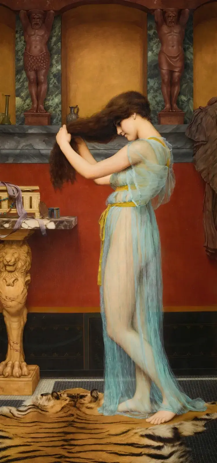Förberedelse för badet av John William Godward