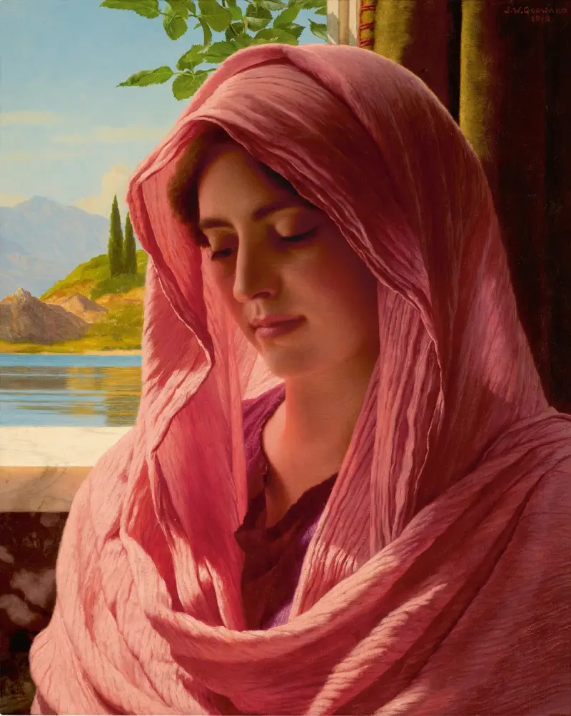 Pyrallis av John William Godward