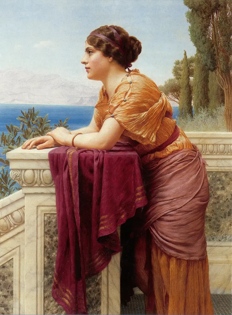 Der Belvedere von John William Godward