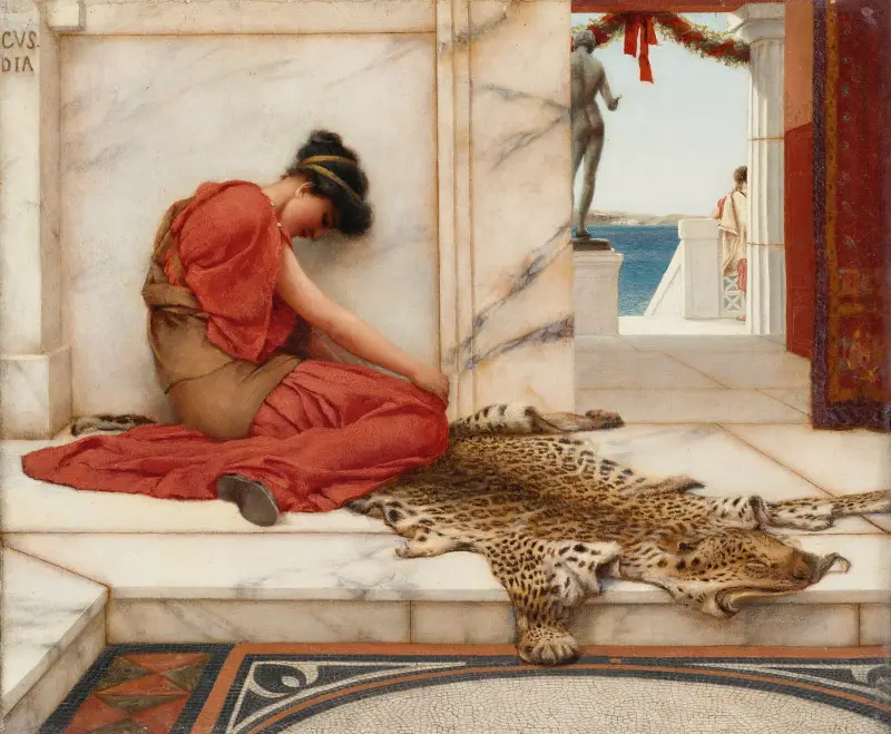 The Tiff av John William Godward