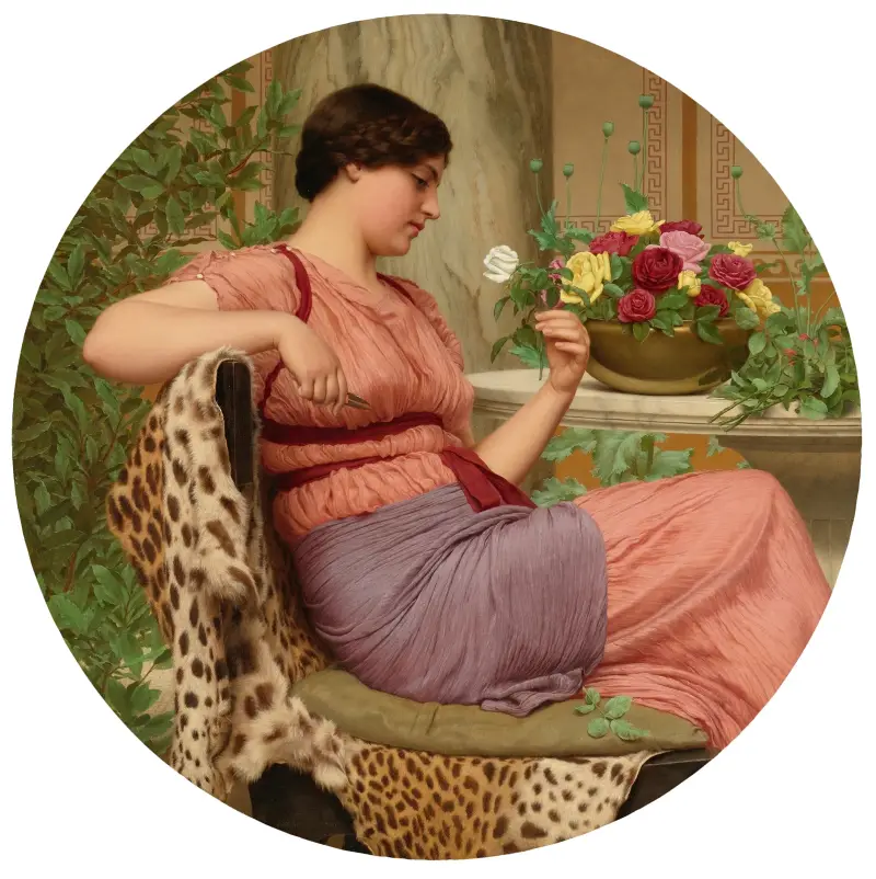 The Time Of Roses av John William Godward