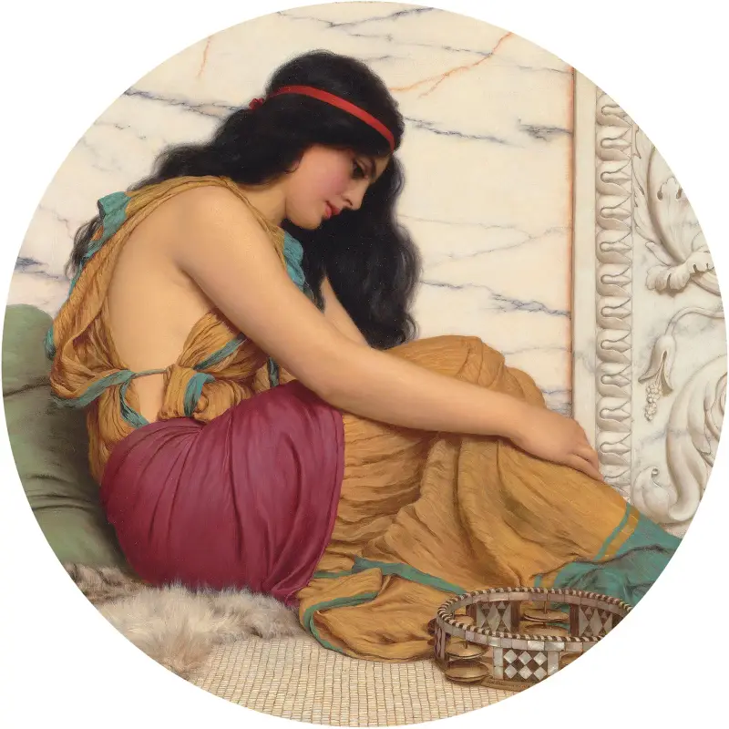 Den trötta dansösen av John William Godward