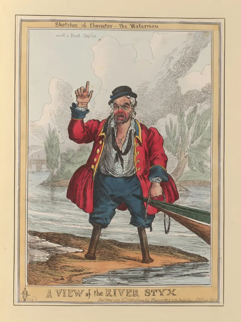 Utsikt över floden Styx av William Heath