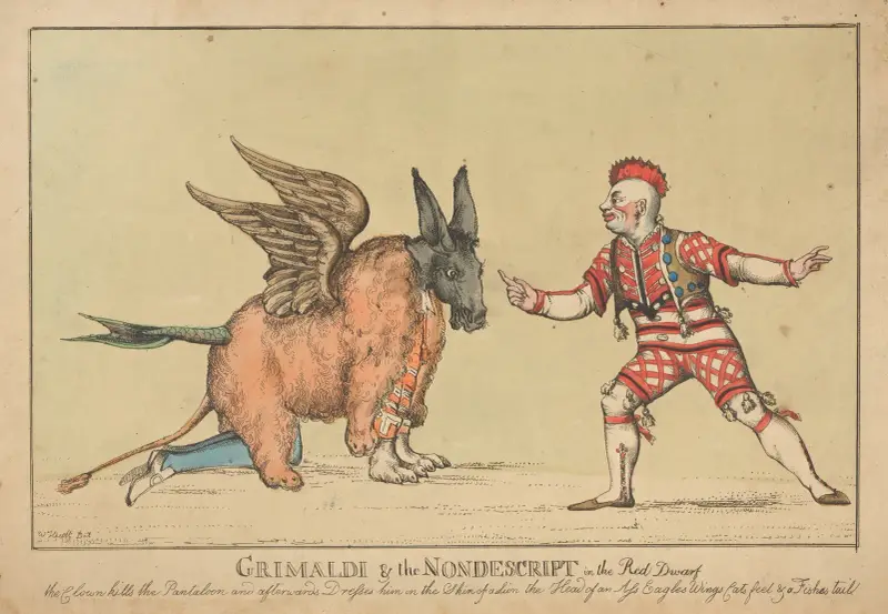 Grimaldi und der Unbeschreibliche im Roten Zwerg von William Heath