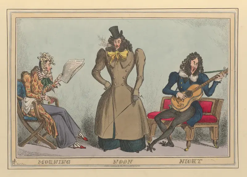 Morgen, Mittag, Nacht, 1827 – Nr. 2 von William Heath