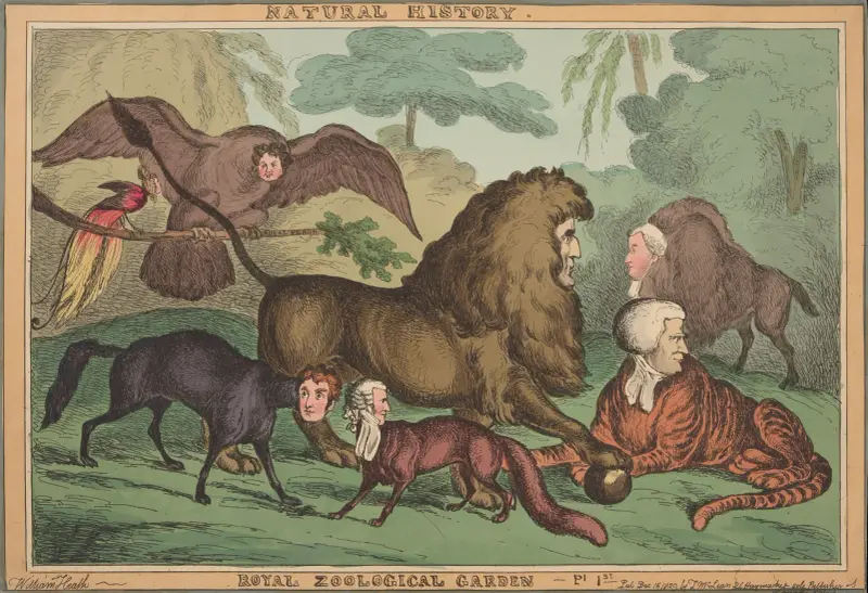 Natural history. Royal Zoological Garden – Pl 1st. av William Heath