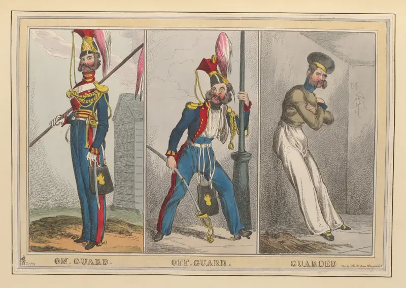 On Guard, Off Guard, Guarded av William Heath
