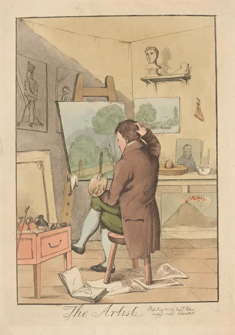 Konstnären av William Heath