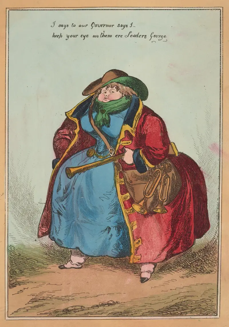Die Wache, die auf den Monarchen aufpasst von William Heath