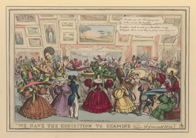 We have the exhibition to examine av William Heath
