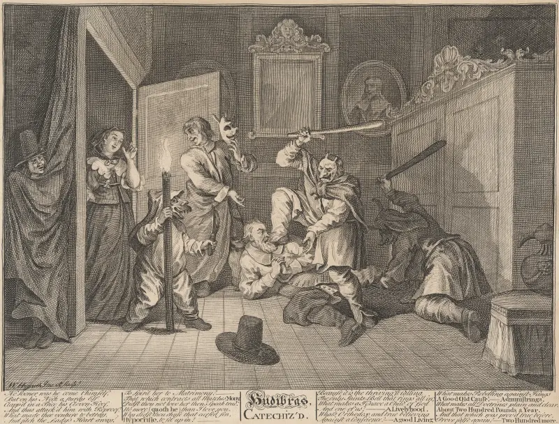 Hudibras Catechiz’d (no.9) von William Hogarth
