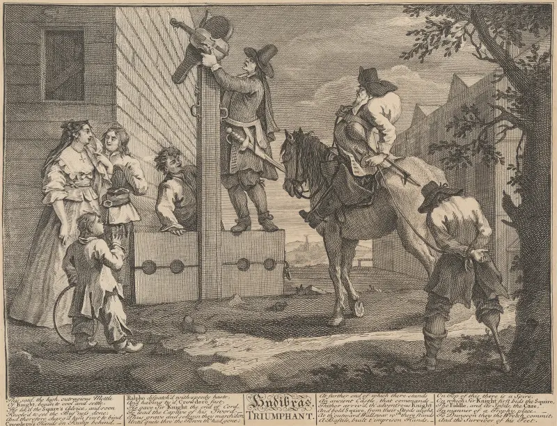 Hudibras Triumphant (no.4) von William Hogarth
