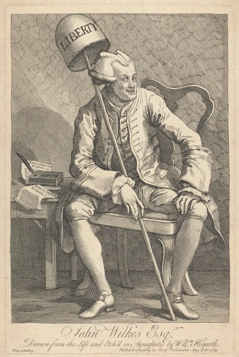 John Wilkes, Esq. von William Hogarth