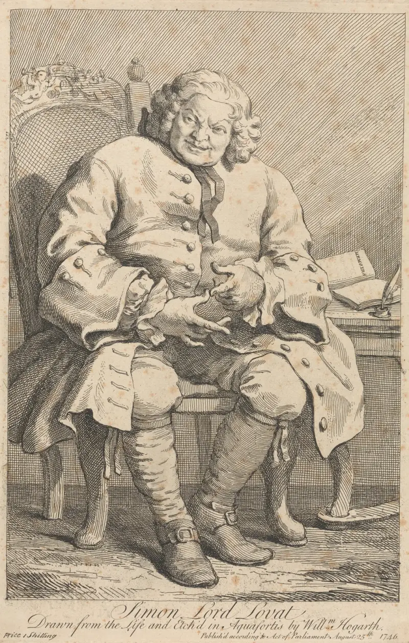 Simon Lord Lovat av William Hogarth