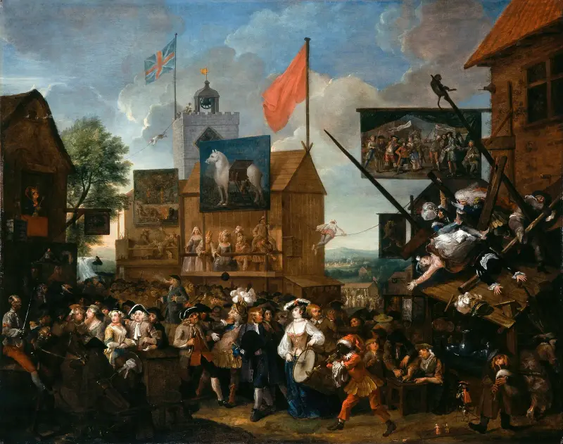 Southwark Fair von William Hogarth