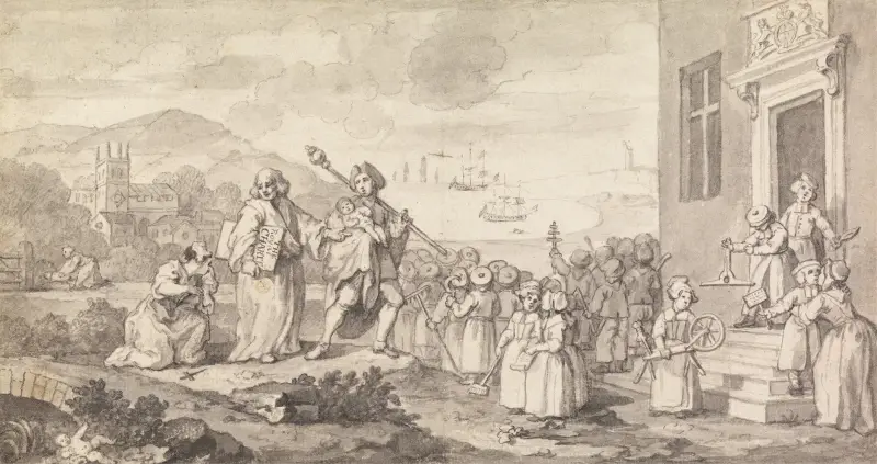 Study for the Foundlings von William Hogarth