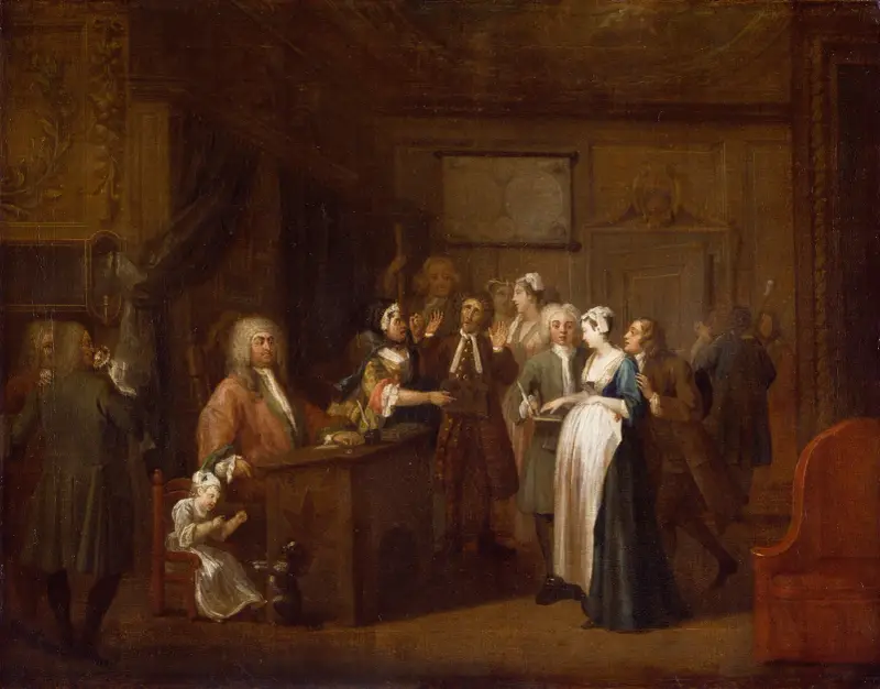 The Denunciation von William Hogarth