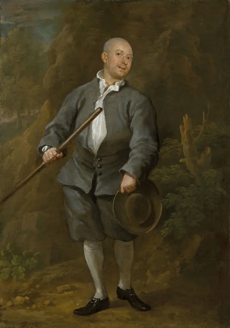 Der Faustkämpfer von William Hogarth