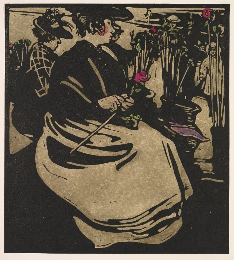Blumenmädchen von William Nicholson