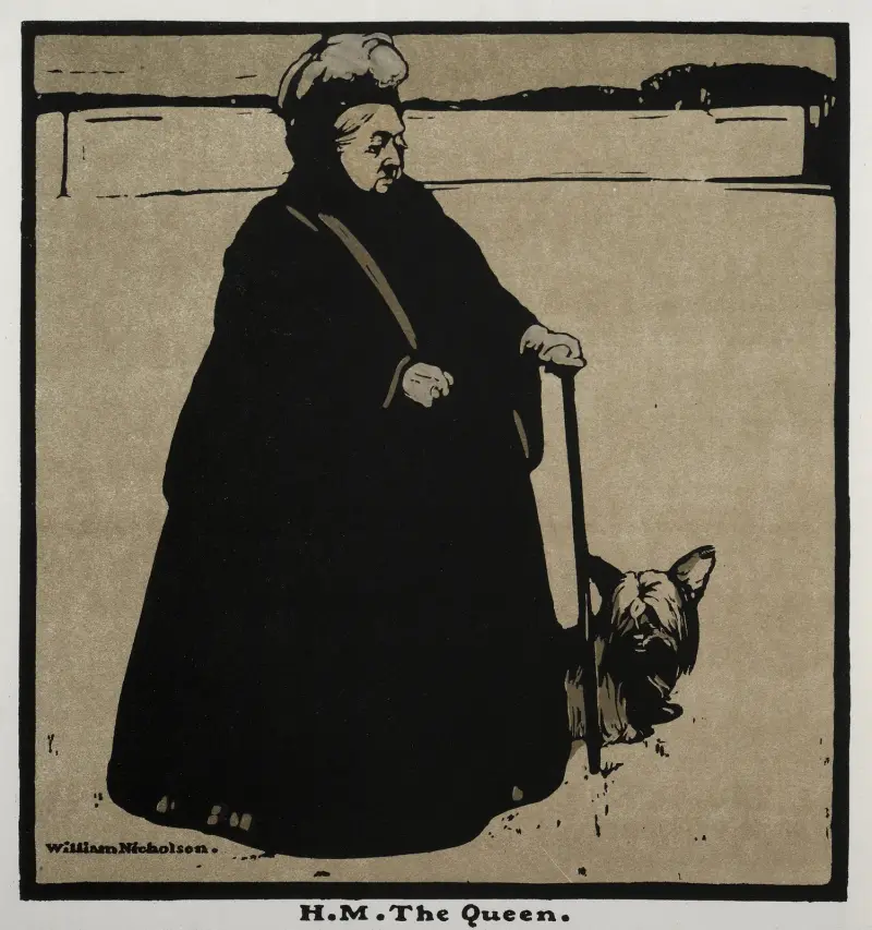 H. M. the Queen av William Nicholson