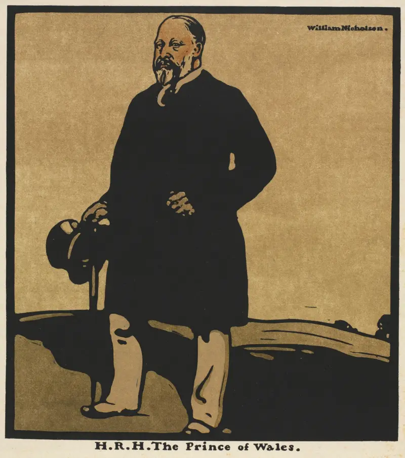 H.R.H. Prinsen av Wales av William Nicholson