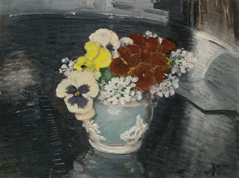 Penséer och andra blommor av William Nicholson