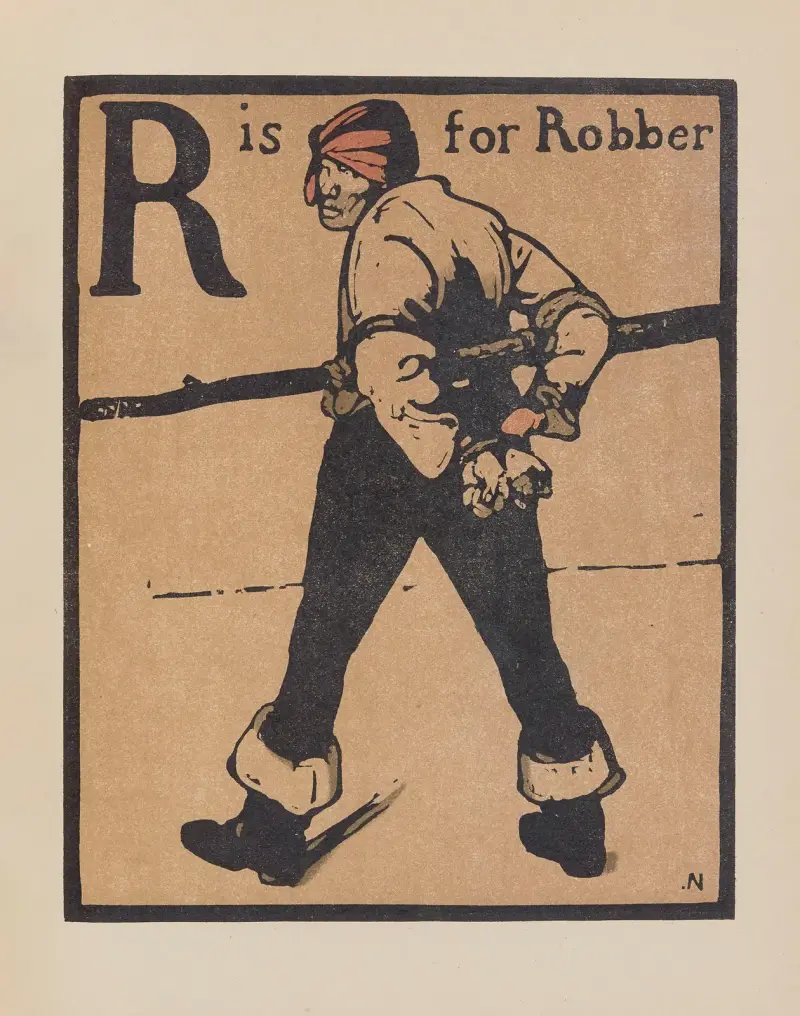 R is for Robber av William Nicholson