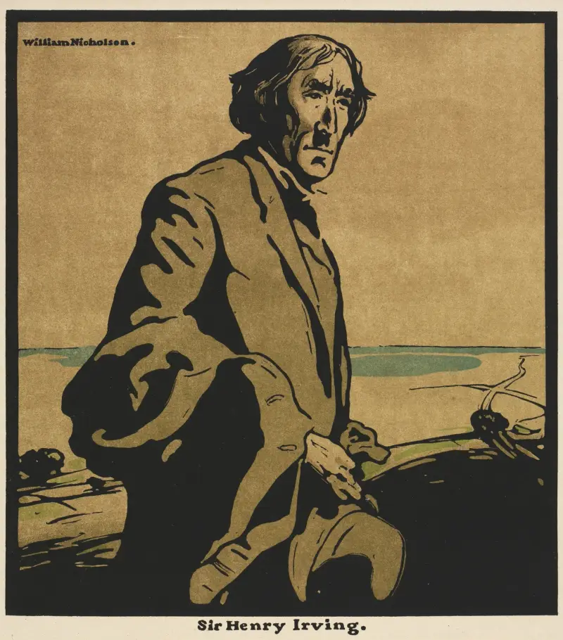 Sir Henry Irving av William Nicholson