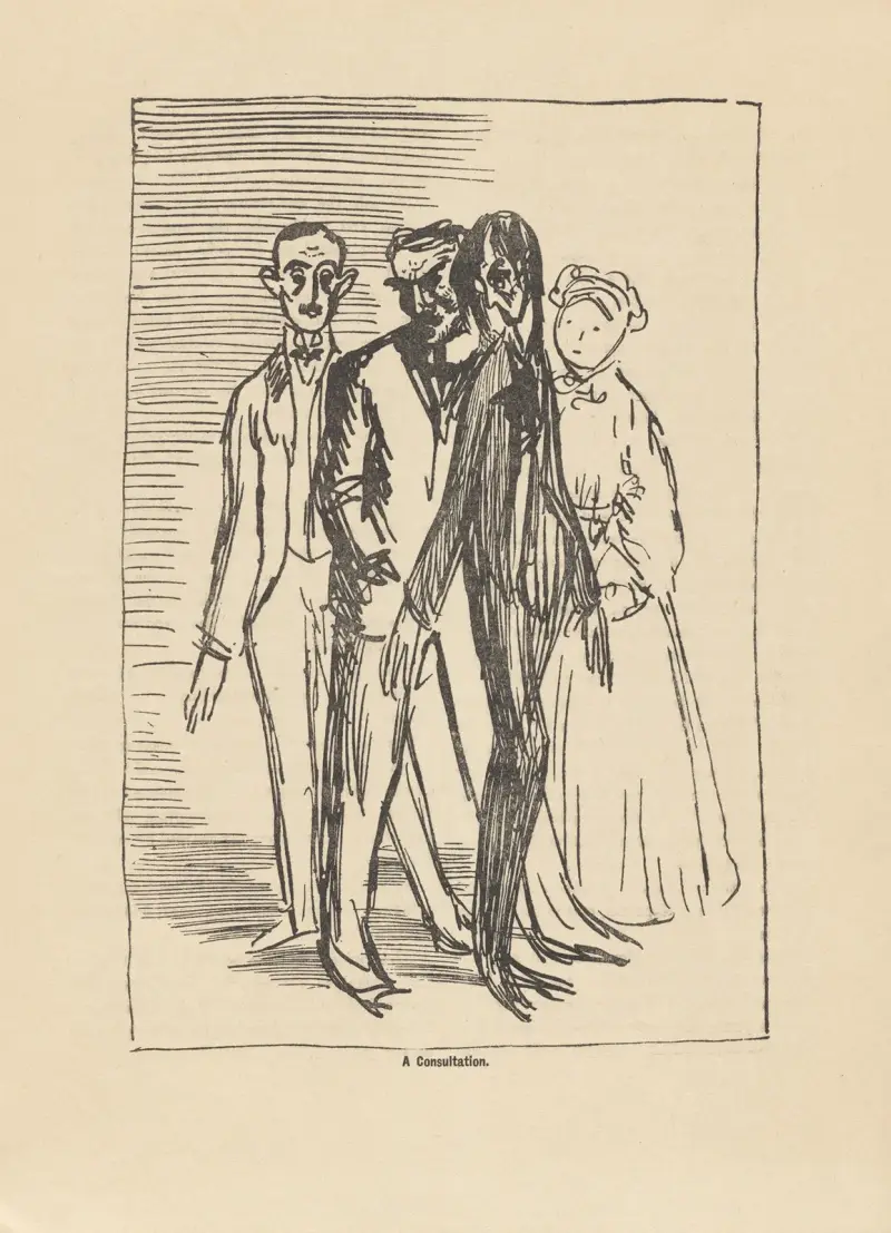 Eine Konsultation von William Orpen