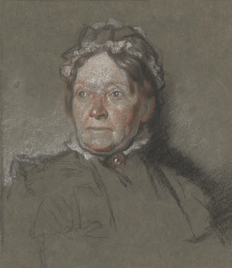 Portrait of Annie, the artist’s mother av William Orpen
