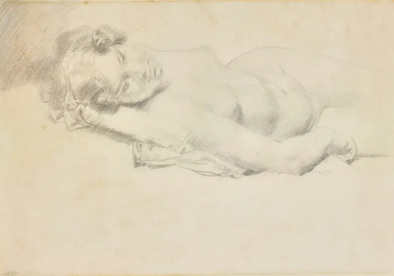 Liegender Akt von William Orpen