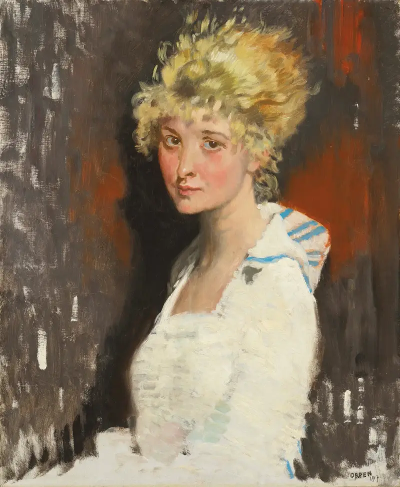 The Artist’s Model, Yvonne av William Orpen