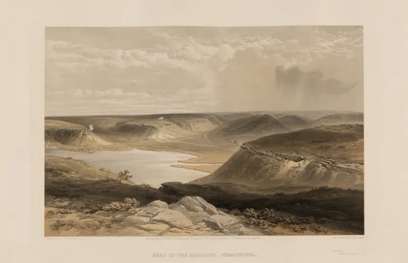 Hafenausgang von Sewastopol von William Simpson