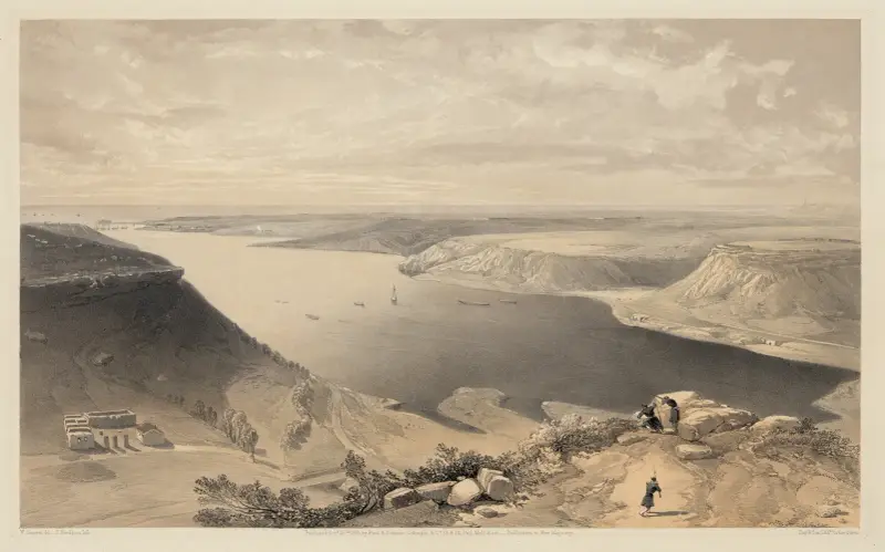 The north side of the harbour of Sebastopol – from the top of the harbour, 22nd June 1855 av William Simpson
