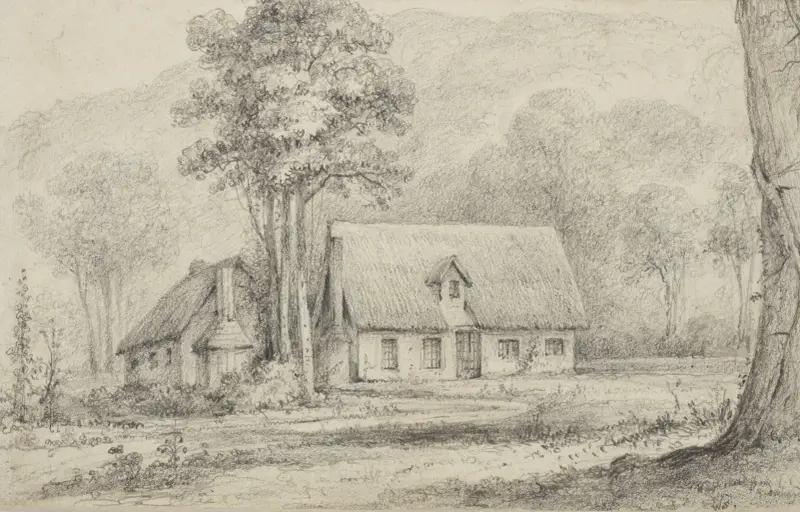 Hawkeshead from the orchard av William Swainson