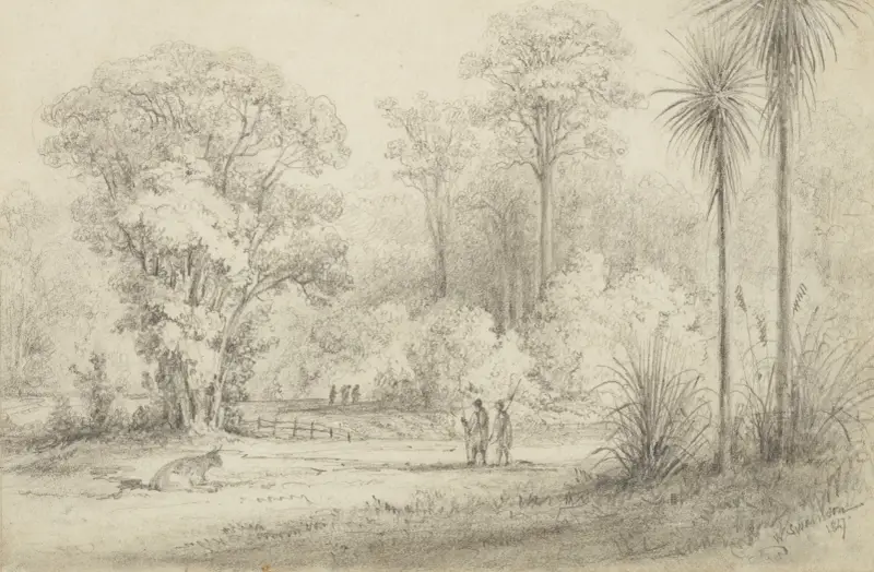 Hutt Road, from the windows of Hawkeshead av William Swainson