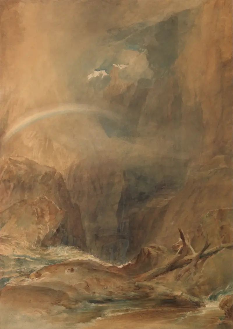 Ďáblův most, průsmyk svatého Gottharda, Joseph Mallord William Turner