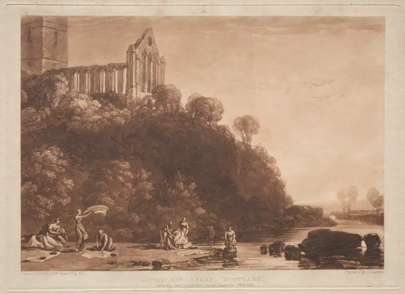 Dumblain Abbey, Schottland – Nr. 2 von Joseph Mallord William Turner