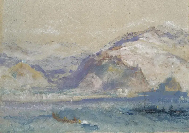 Genua vom Meer aus gesehen von Joseph Mallord William Turner