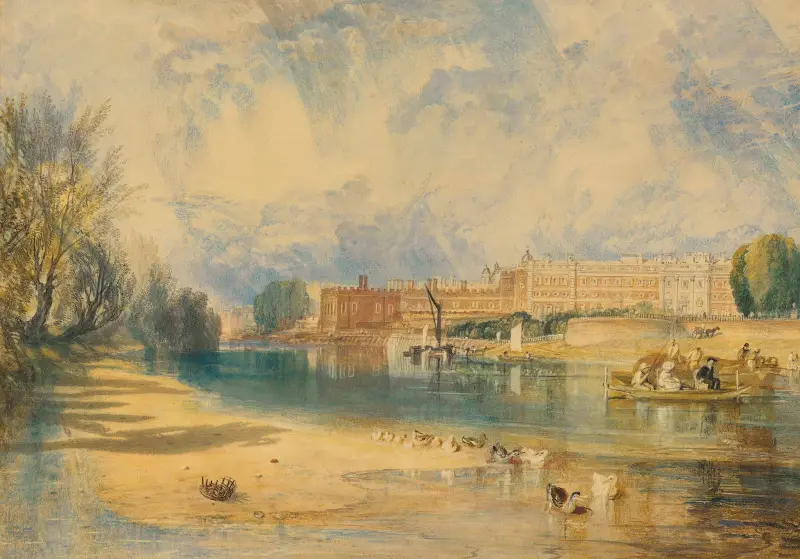 Hampton Court Palace von Joseph Mallord William Turner